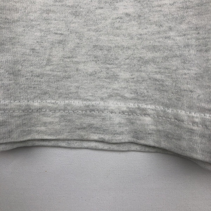 90'S Fruit of the Loom Screen Stars satirical art T-shirt, made in Ireland, men's size L equivalent, vintage. cotton gray type Vintage Second Hand
