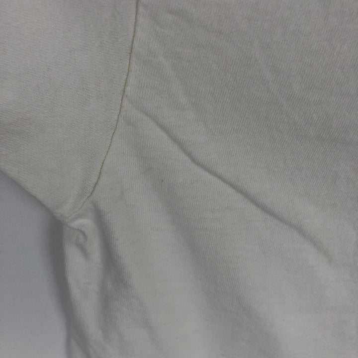 90'S Hanes Heavyweight Animal Pattern Art T-Shirt, Made in USA, Men's XL equivalent, Vintage cotton white type Vintage Second Hand