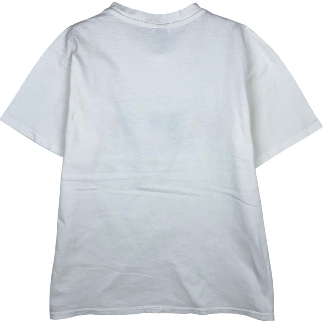 Vintage 90'S Hanes printed T-shirt, size L for men cotton white type Vintage Second Hand