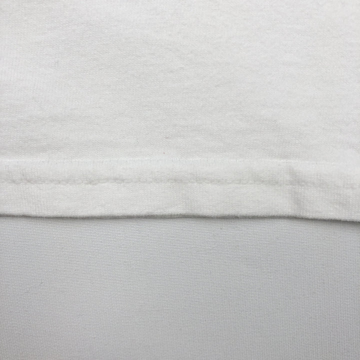 Vintage 90'S Hanes printed T-shirt, size L for men cotton white type Vintage Second Hand
