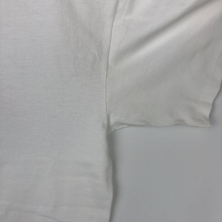 Vintage 90'S Hanes printed T-shirt, size L for men cotton white type Vintage Second Hand