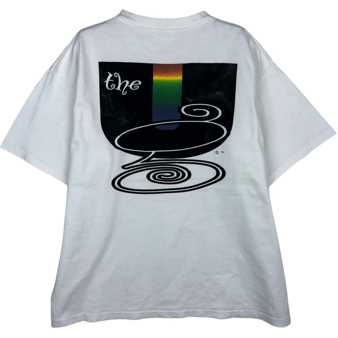 Printed T-shirt, men's size XL unclear white type Vintage Second Hand