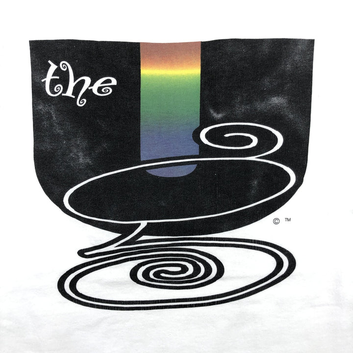Printed T-shirt, men's size XL unclear white type Vintage Second Hand