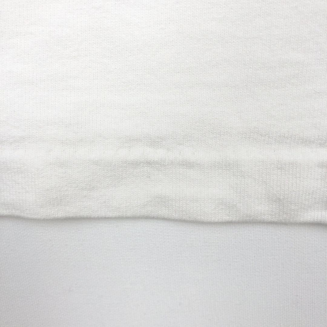 Printed T-shirt, men's size XL unclear white type Vintage Second Hand