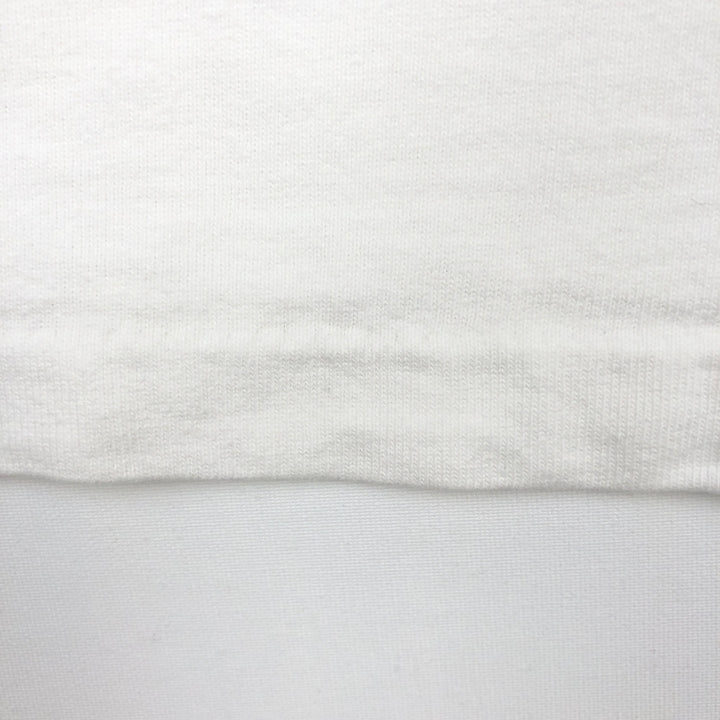 Printed T-shirt, men's size XL unclear white type Vintage Second Hand