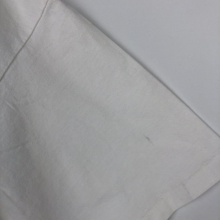 Printed T-shirt, men's size XL unclear white type Vintage Second Hand