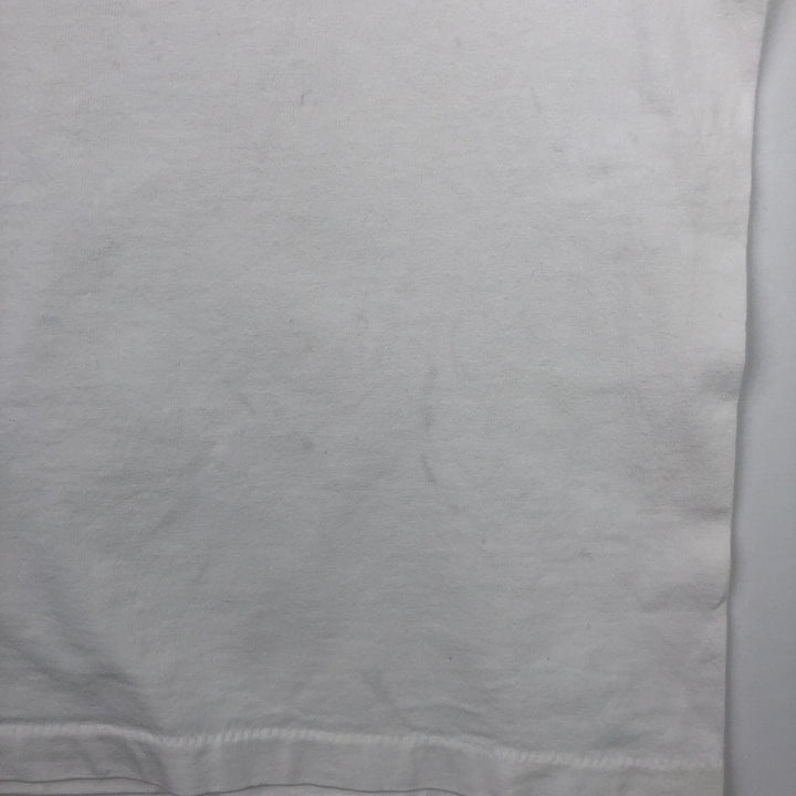 Printed T-shirt, men's size XL unclear white type Vintage Second Hand