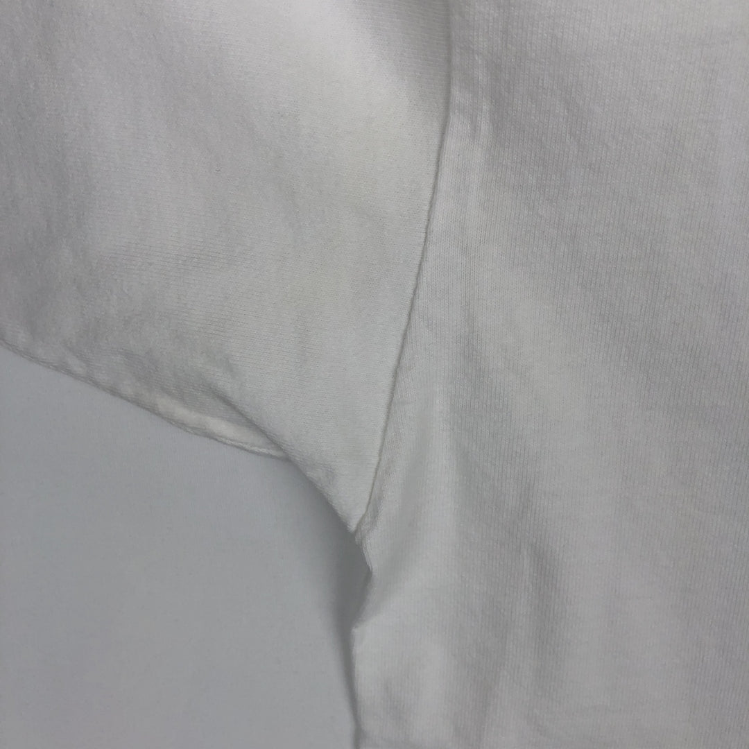 Printed T-shirt, men's size XL unclear white type Vintage Second Hand