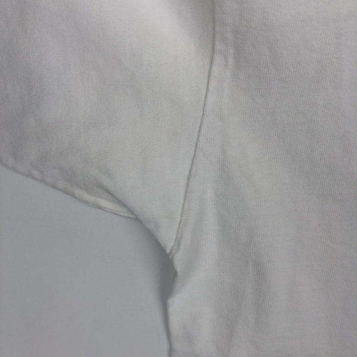 Printed T-shirt, men's size XL unclear white type Vintage Second Hand
