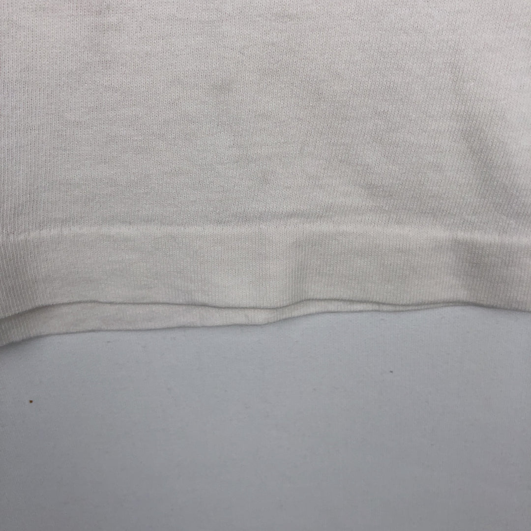 90'S Fruit of the Loom WRUC 89.7 FM Radio Free Union College T-shirt, Made in USA, Men's Size L (approx.) cotton white type Vintage Second Hand