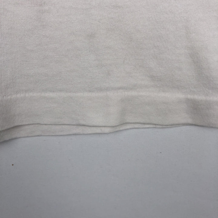 90'S Fruit of the Loom WRUC 89.7 FM Radio Free Union College T-shirt, Made in USA, Men's Size L (approx.) cotton white type Vintage Second Hand