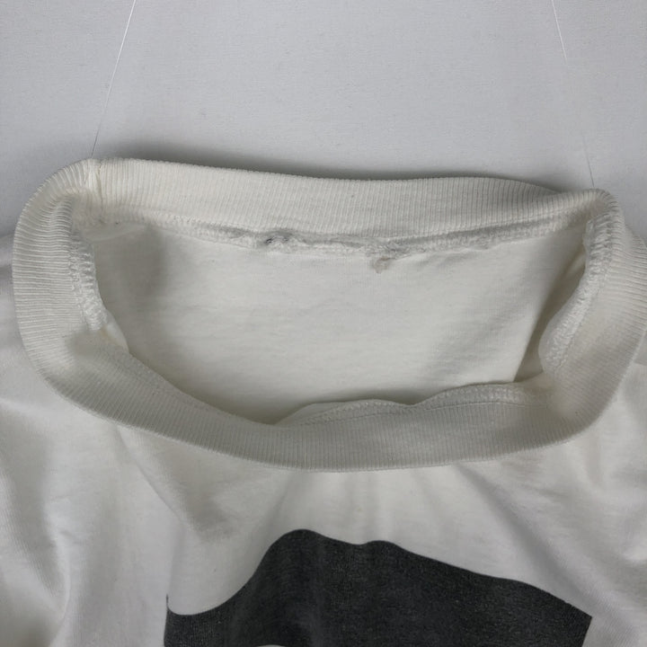 Vintage printed T-shirt from the 1990s, equivalent to men's size L. unclear white type Vintage Second Hand