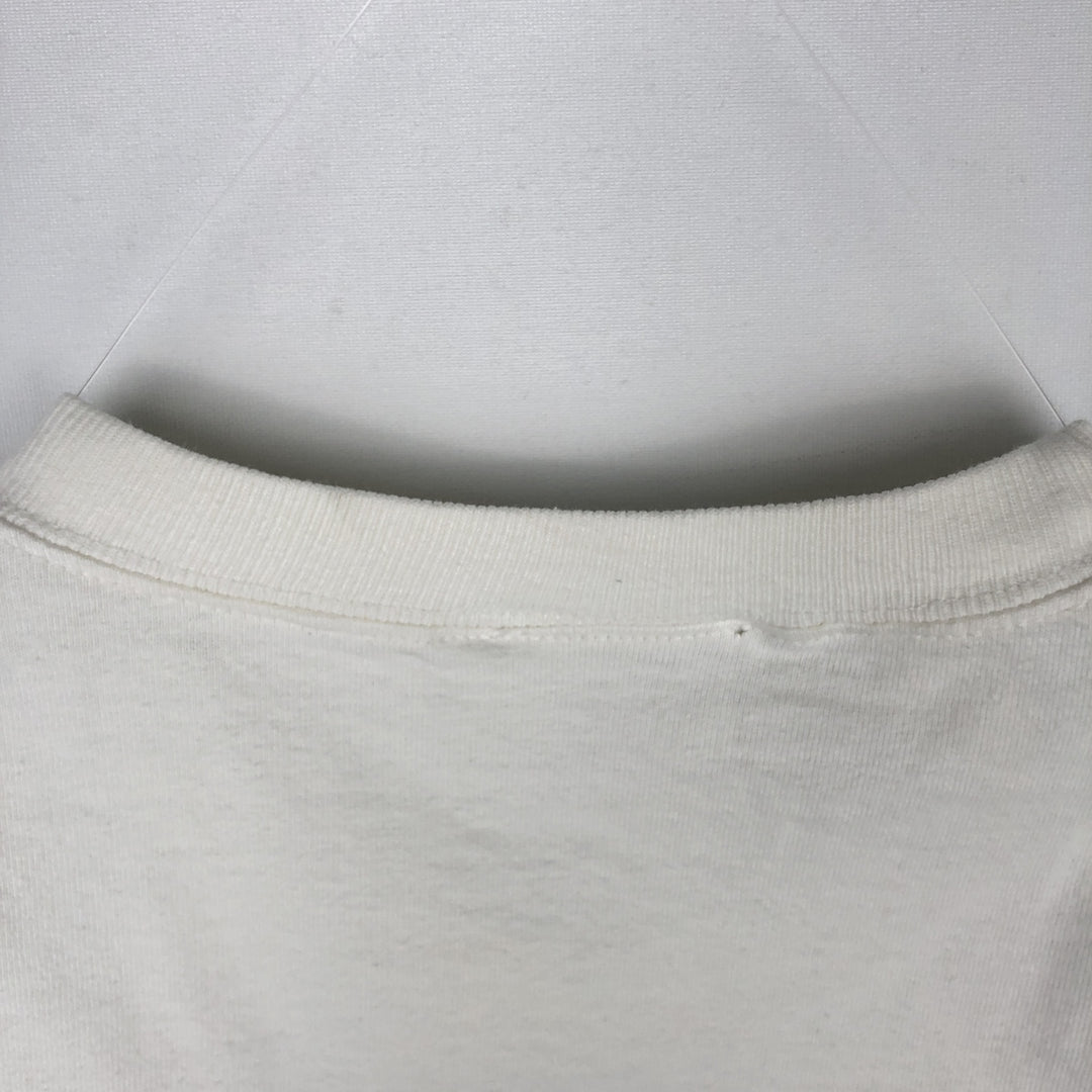 Vintage printed T-shirt from the 1990s, equivalent to men's size L. unclear white type Vintage Second Hand