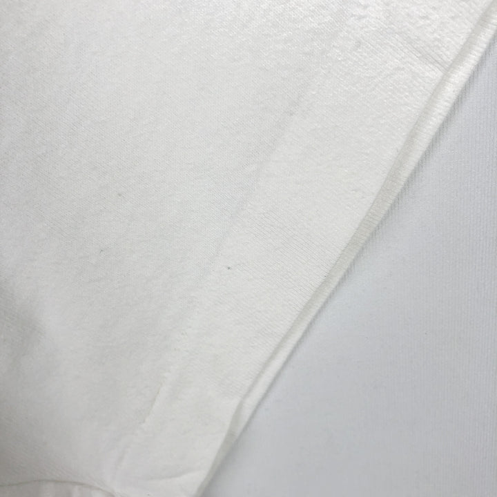 Delta Print T-Shirt, Made in USA, Men's Size XL (approx.) cotton white type Vintage Second Hand