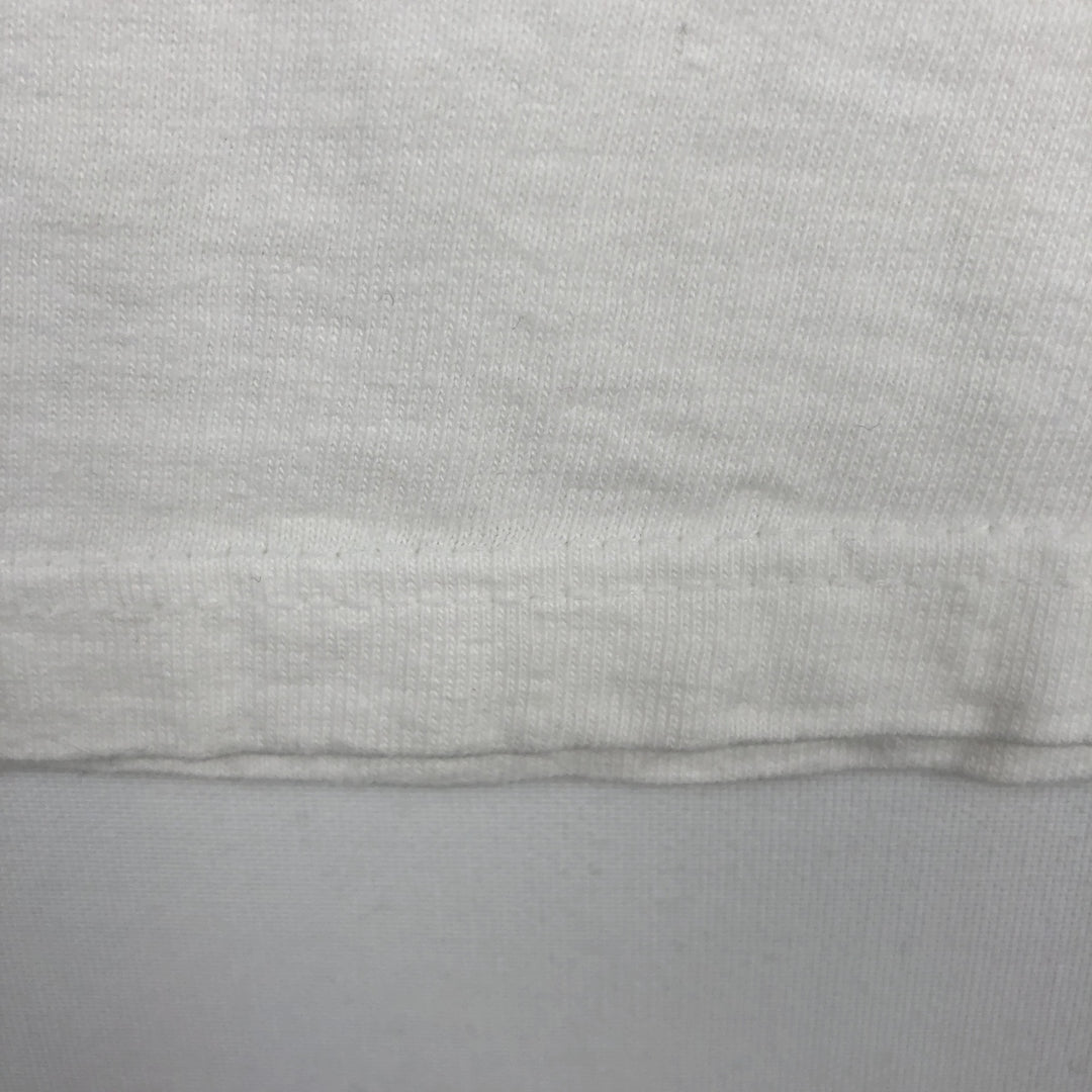 80'S Stedman Jansport Print T-Shirt, Made in USA, Men's Size M (Equivalent), Vintage cotton white type Vintage Second Hand