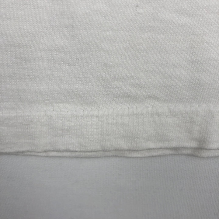 80'S Stedman Jansport Print T-Shirt, Made in USA, Men's Size M (Equivalent), Vintage cotton white type Vintage Second Hand