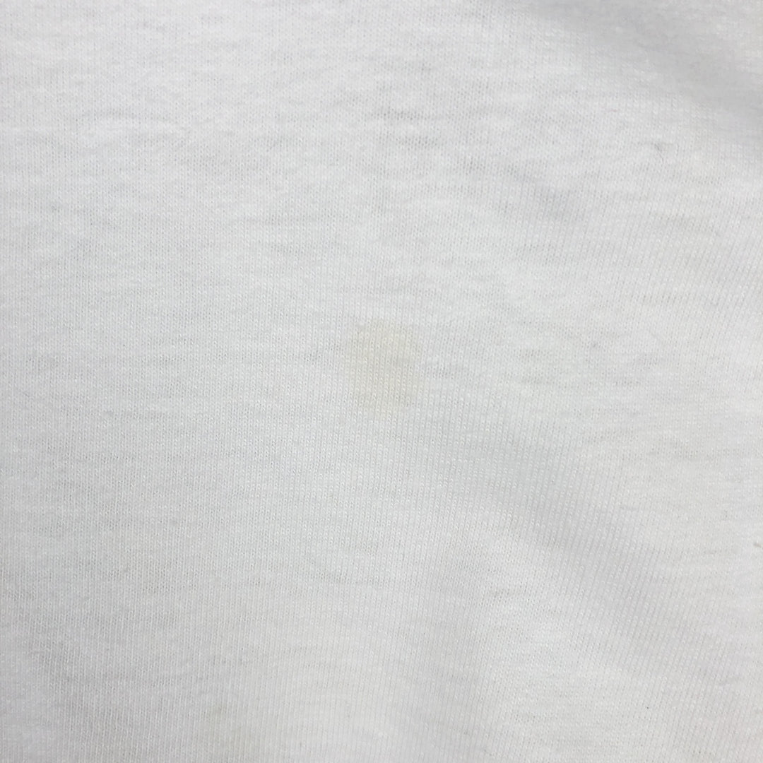 80'S Stedman Jansport Print T-Shirt, Made in USA, Men's Size M (Equivalent), Vintage cotton white type Vintage Second Hand