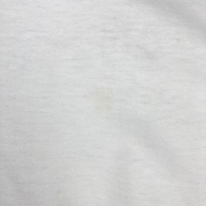 80'S Stedman Jansport Print T-Shirt, Made in USA, Men's Size M (Equivalent), Vintage cotton white type Vintage Second Hand