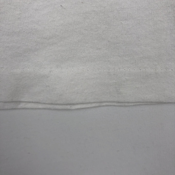 ~90'S SHOEBOX GREETINGS Message Print T-Shirt, Men's Size L (Equivalent), Vintage unclear white type Vintage Second Hand