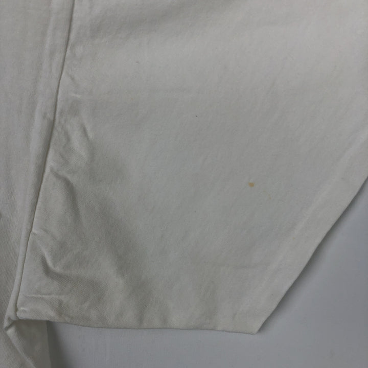 90'S The Aussie T Company Message Print T-Shirt, Made in USA, Men's XL equivalent, Vintage cotton white type Vintage Second Hand
