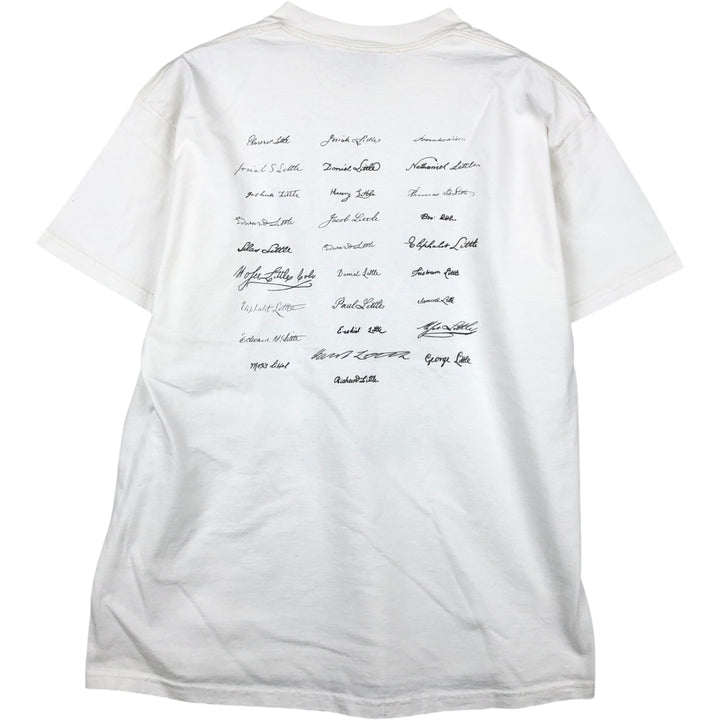 90'S Lee T-shirt, Made in USA, Men's Size L (approx.), Vintage cotton white type Vintage Second Hand