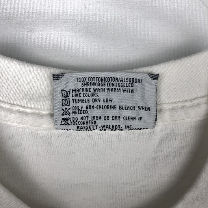 90'S Lee T-shirt, Made in USA, Men's Size L (approx.), Vintage cotton white type Vintage Second Hand