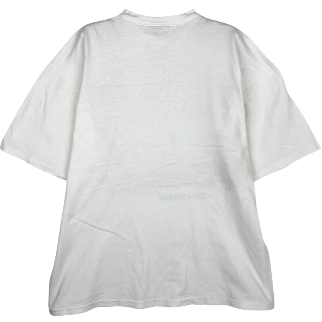 90'S TIZZIT AMSTERDAM erotic print t-shirt, men's size XL equivalent, vintage. cotton white type Vintage Second Hand