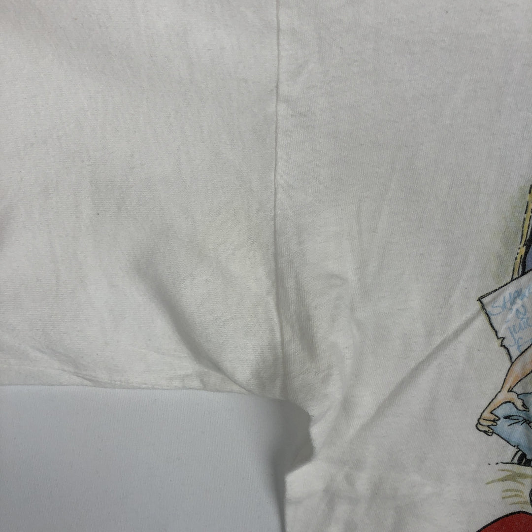 90'S TIZZIT AMSTERDAM erotic print t-shirt, men's size XL equivalent, vintage. cotton white type Vintage Second Hand