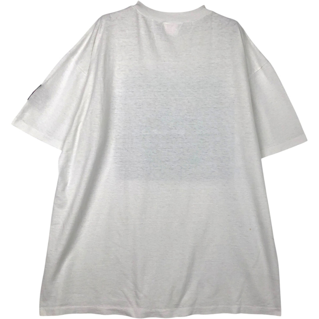 90'S HUMEUR DESIGN MEDISYS Advertising T-shirt, Men's XL equivalent, Vintage unclear white type Vintage Second Hand