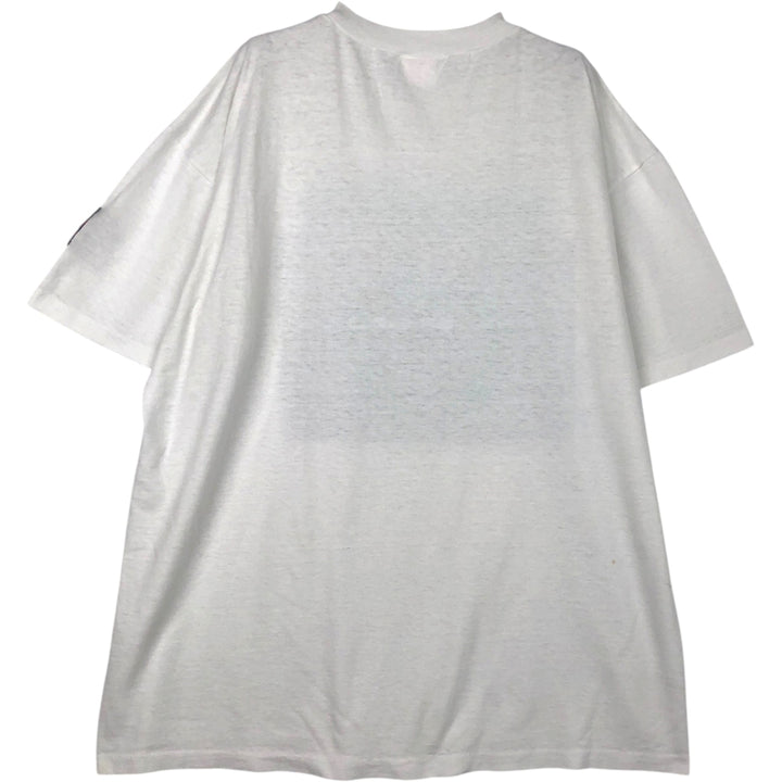 90'S HUMEUR DESIGN MEDISYS Advertising T-shirt, Men's XL equivalent, Vintage unclear white type Vintage Second Hand