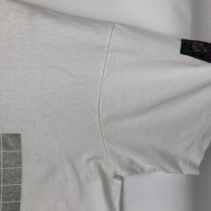 90'S HUMEUR DESIGN MEDISYS Advertising T-shirt, Men's XL equivalent, Vintage unclear white type Vintage Second Hand