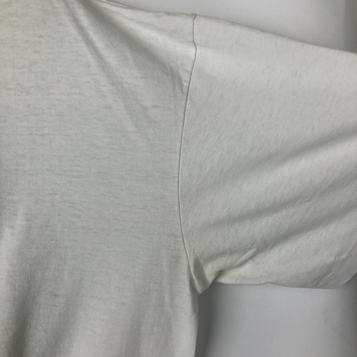 90'S HUMEUR DESIGN MEDISYS Advertising T-shirt, Men's XL equivalent, Vintage unclear white type Vintage Second Hand