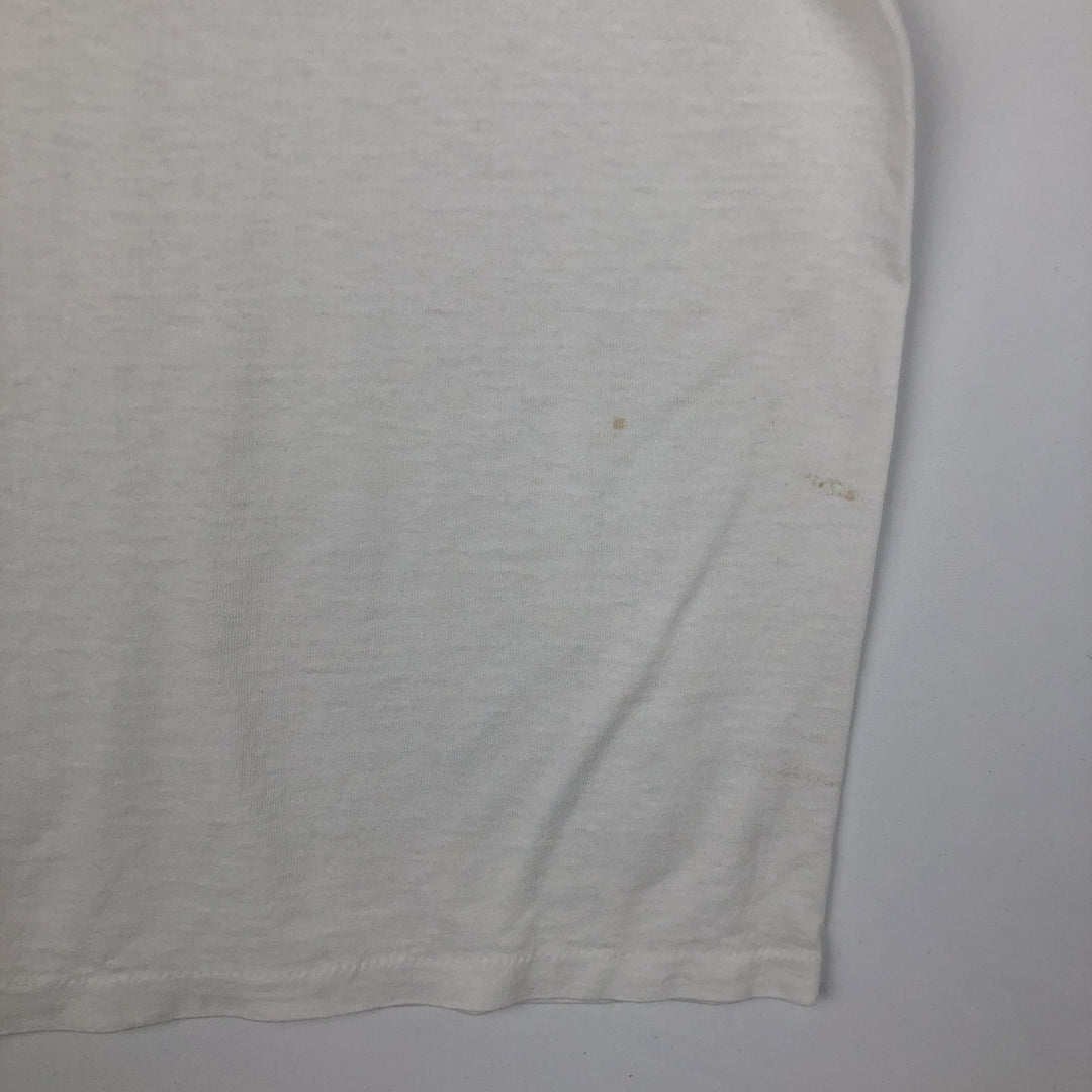 90'S HUMEUR DESIGN MEDISYS Advertising T-shirt, Men's XL equivalent, Vintage unclear white type Vintage Second Hand