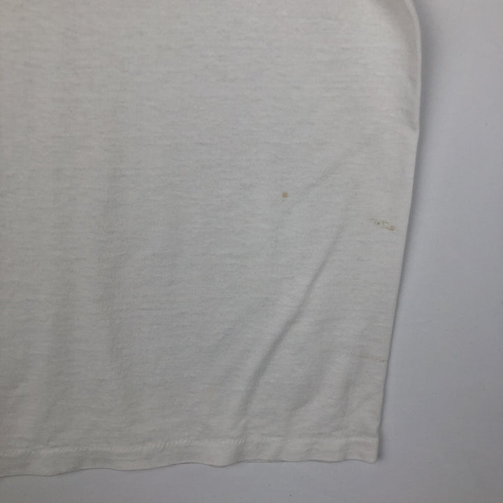 90'S HUMEUR DESIGN MEDISYS Advertising T-shirt, Men's XL equivalent, Vintage unclear white type Vintage Second Hand