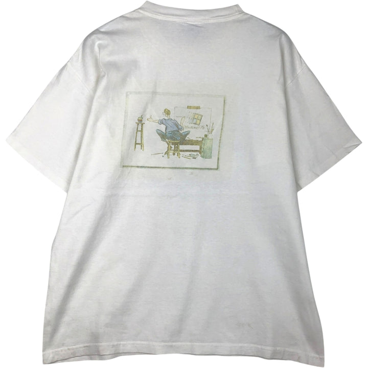 1990'S SUPERIOR NITTO KOHKI USA INC. Advertising T-shirt, Made in USA, Men's XL equivalent, Vintage. cotton white type Vintage Second Hand