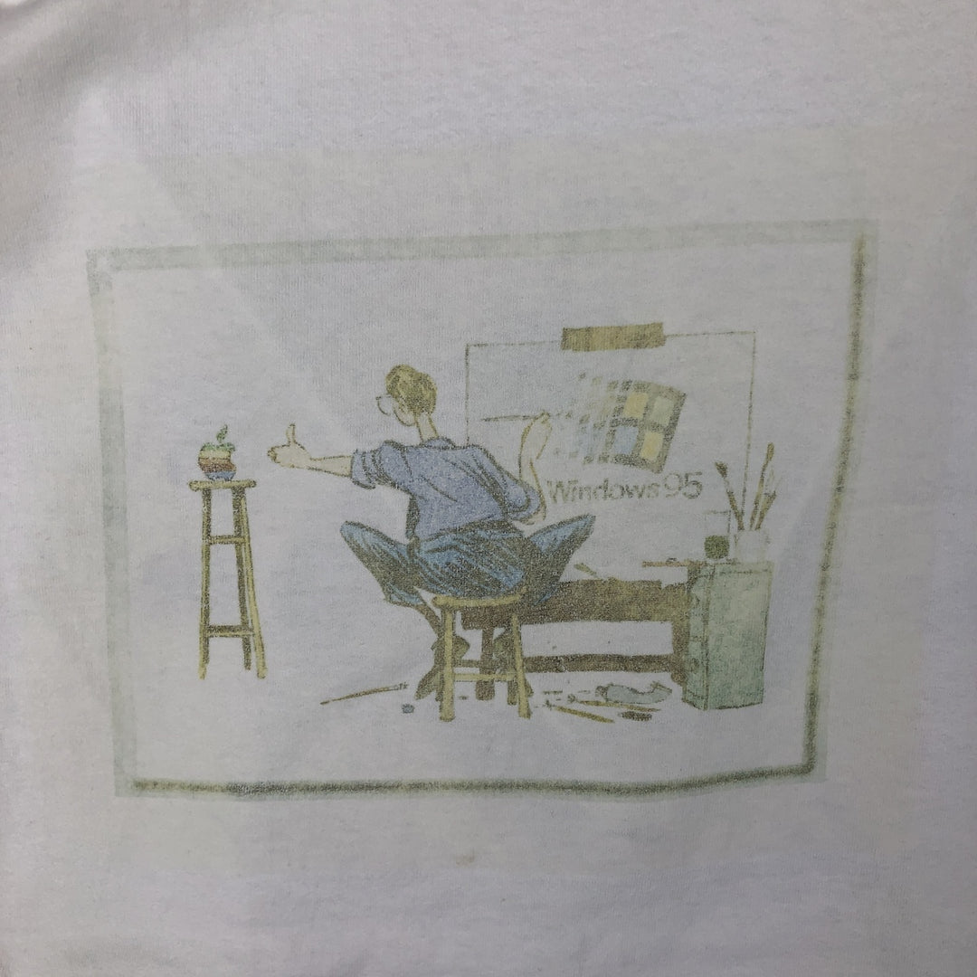1990'S SUPERIOR NITTO KOHKI USA INC. Advertising T-shirt, Made in USA, Men's XL equivalent, Vintage. cotton white type Vintage Second Hand