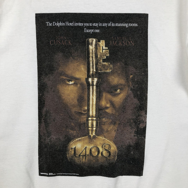2000'S Fruit of the Loom Room 1408 Movie T-shirt, Men's Size L (approx.) cotton white type Vintage Second Hand