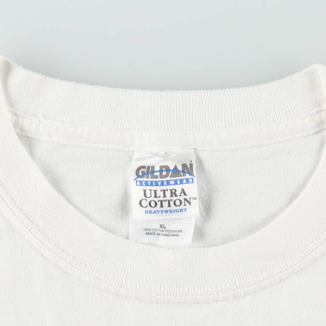 Gildan Sir Goony's Haunted Carnival Pepsi Print T-Shirt (Men's XL equivalent) cotton white type Vintage Second Hand