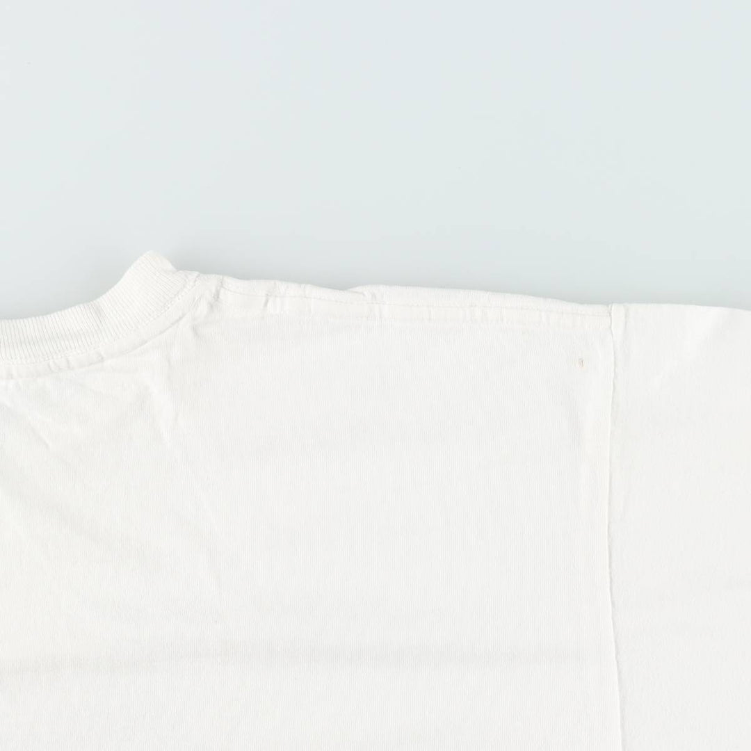 90'S Tultex Message Print T-Shirt, Men's XL, Vintage cotton white type Vintage Second Hand