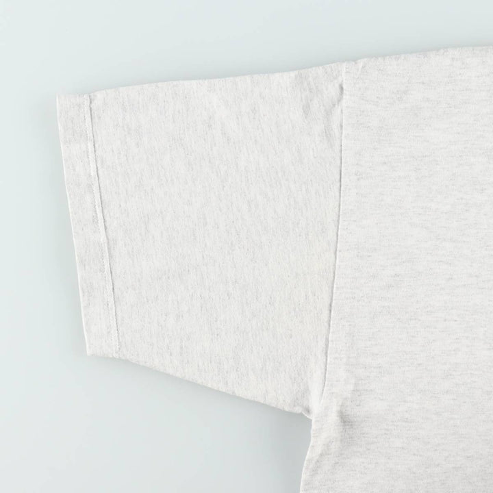 Bigger Catch Message Print T-Shirt, Made in USA, Men's Size XL (approx.) cotton gray type Vintage Second Hand