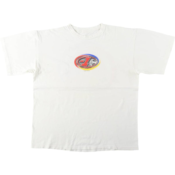 2000'S RuppSHIRTS Printed T-Shirt, Men's XL (approx.) unclear white type Vintage Second Hand
