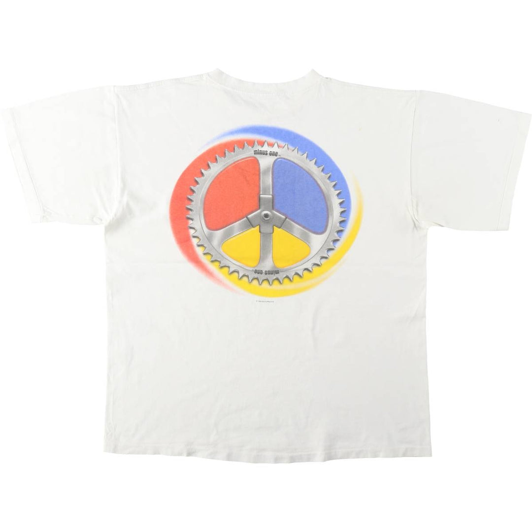 2000'S RuppSHIRTS Printed T-Shirt, Men's XL (approx.) unclear white type Vintage Second Hand