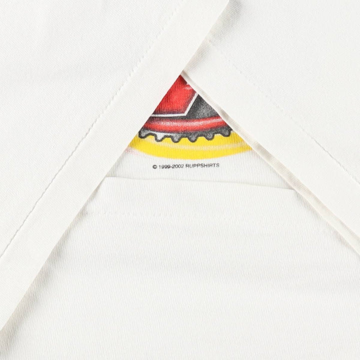 2000'S RuppSHIRTS Printed T-Shirt, Men's XL (approx.) unclear white type Vintage Second Hand