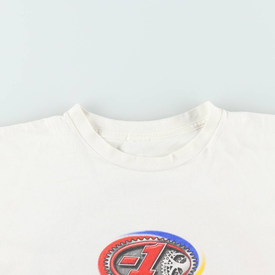 2000'S RuppSHIRTS Printed T-Shirt, Men's XL (approx.) unclear white type Vintage Second Hand