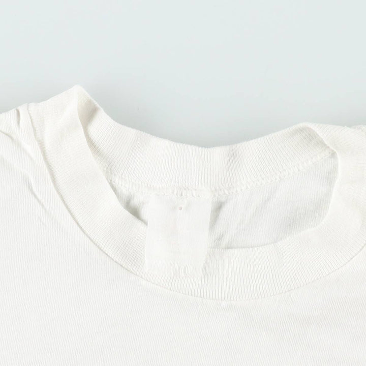 ~90'S parody print T-shirt, men's size S equivalent, vintage. unclear white type Vintage Second Hand