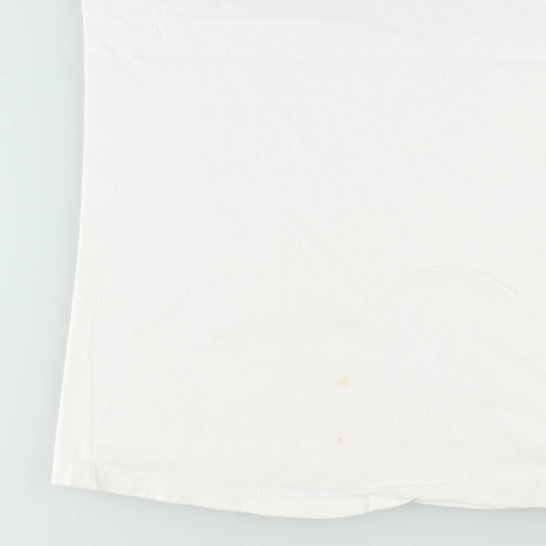 ~90'S parody print T-shirt, men's size S equivalent, vintage. unclear white type Vintage Second Hand