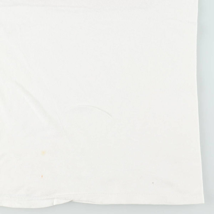 ~90'S parody print T-shirt, men's size S equivalent, vintage. unclear white type Vintage Second Hand