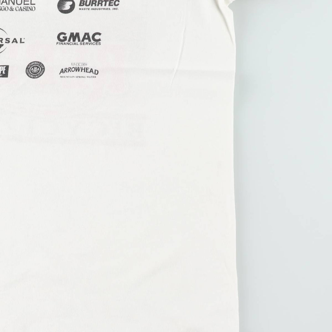 90'S ONEITA Advertising Print T-Shirt, Made in USA, Men's Size L (Equivalent), Vintage cotton white type Vintage Second Hand