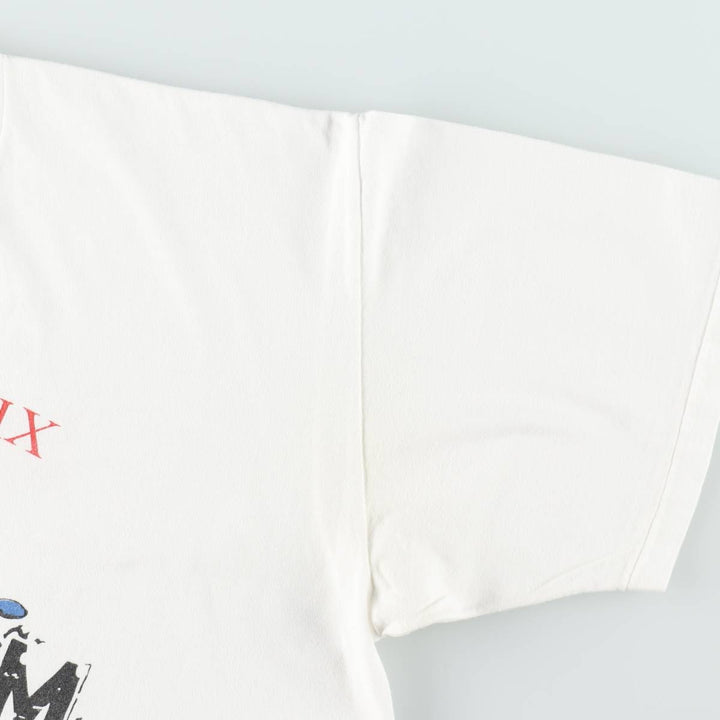 90'S ONEITA Print T-Shirt, Men's XL (approx.) cotton white type Vintage Second Hand