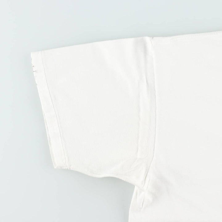 90'S ONEITA Print T-Shirt, Men's XL (approx.) cotton white type Vintage Second Hand